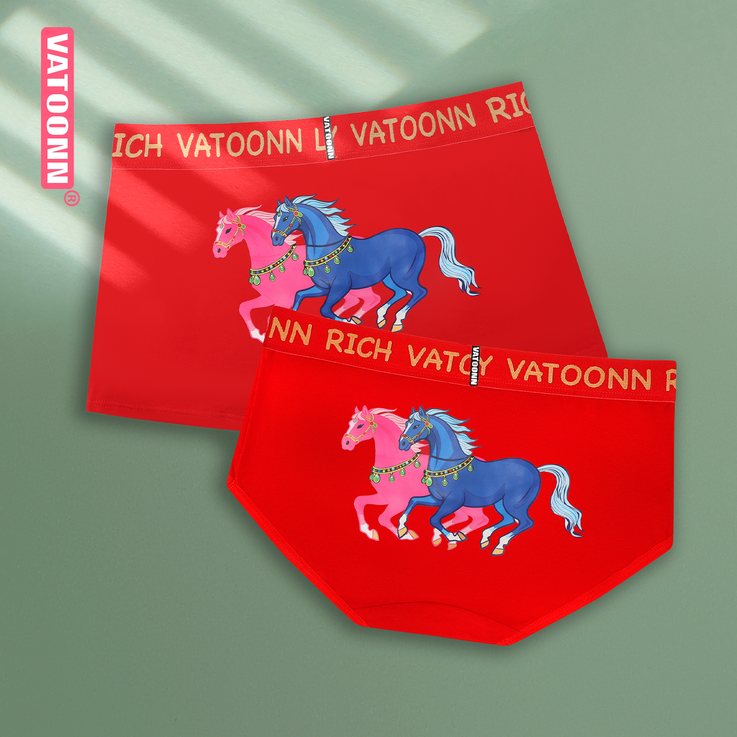 本命年红内裤马情侣内裤纯棉收腹