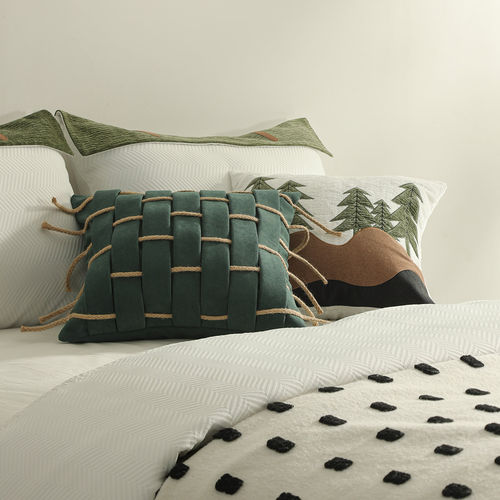 梦幻满屋野营系列抱枕床尾巾