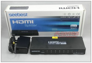 视贝SB-108HD6 一进八出高清信号分配器HDMI信号1进8出HDMI放大器