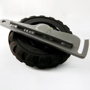 福龙马扫路洗扫车吸嘴盘成侧边轮支架行走轮安装架可调轮架花纹轮