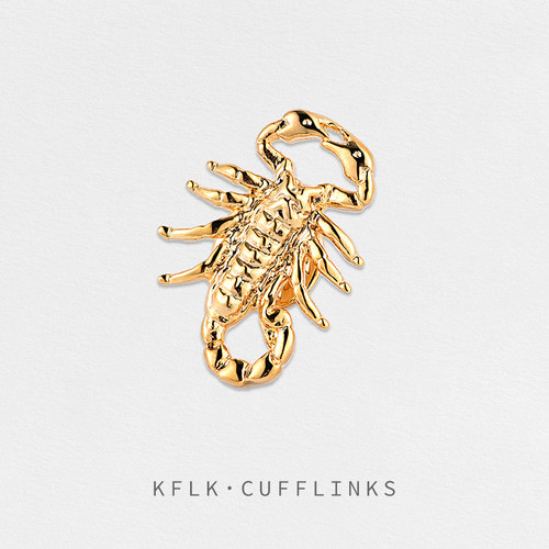 KFLK蝎子金属男士立体胸针胸花