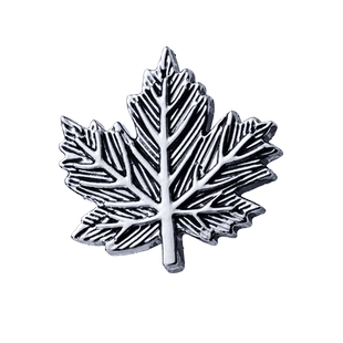 原创设计复古叶子胸针高档西服领扣胸花男士西装枫叶胸章胸扣徽章