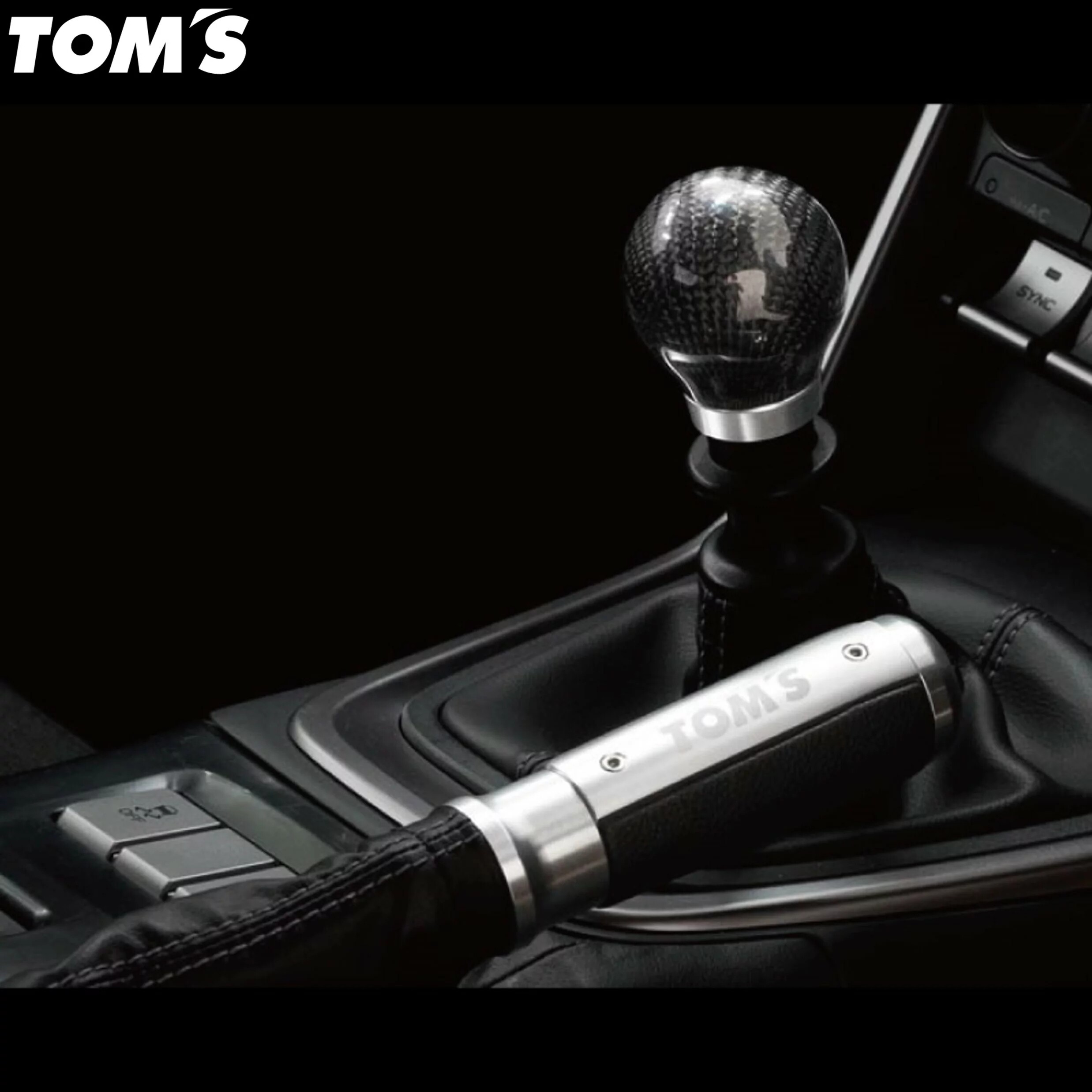 TOMS铝合金手刹装饰套铝制手刹握把适用于丰田GR86、BRZ日本进口