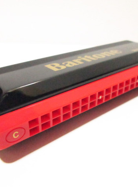 日本代购直邮红黑SUZUKI铃木21孔口琴中低音口琴Sbh-21