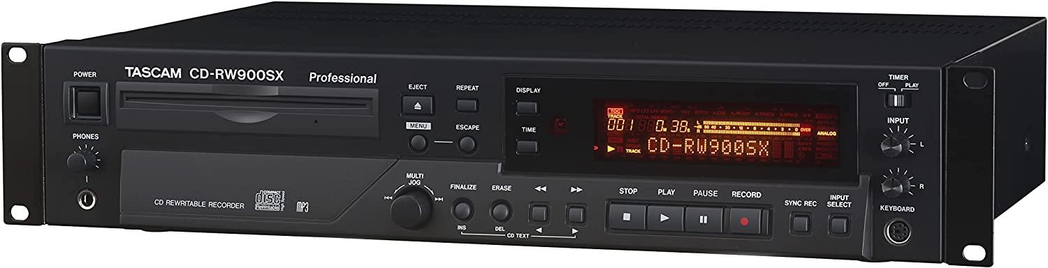 日本代购 TASCAM CD-RW900SX商用CD刻录机/播放器