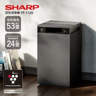 夏普24年新款 日本直邮Sharp 家用空气净化器净离子群大风量FPT120