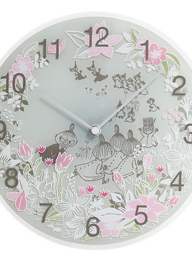 日本Moomin timepieces姆明挂钟 Little My Chasing MTP030010