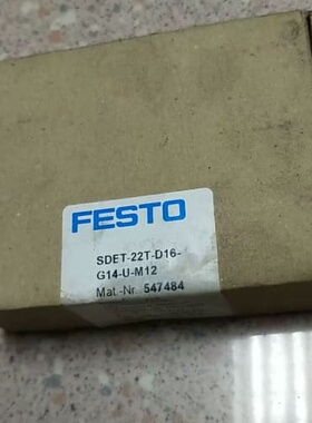 全新原装费斯托 FESTO 547484 SDET-22T-D16-G14-U-M12 现货*