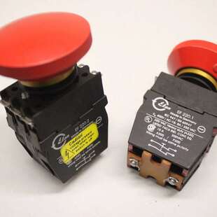 议价2x ELAN EF 220.2 EF220.2 ?49mm Schalter Notaus Pilz