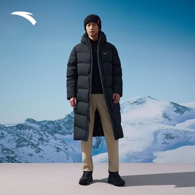 安踏羽绒服男款防泼水外套