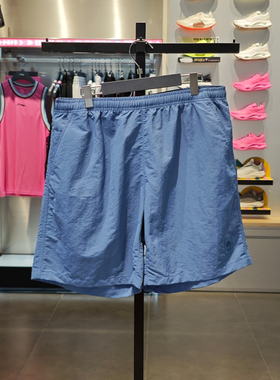 李宁短裤2024秋季新品中国色系列男子防泼水宽松运动短裤AKSU513