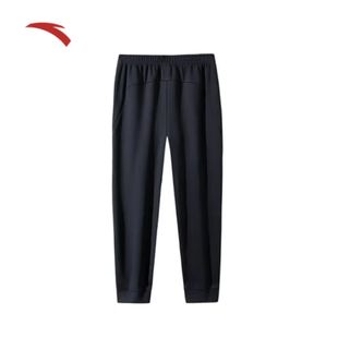 束脚休闲运动裤 安踏加绒卫裤 针织运动长裤 新款 152447325N 男开学季