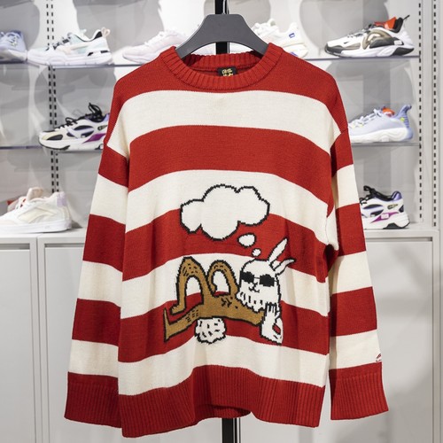 李宁套头无帽编织衫保暖