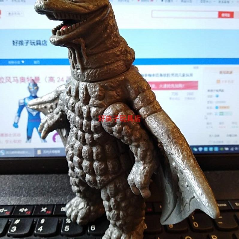日本万代正品吉格吉拉ex初生杰顿幼体软胶稀有怪兽奥特曼儿童玩具