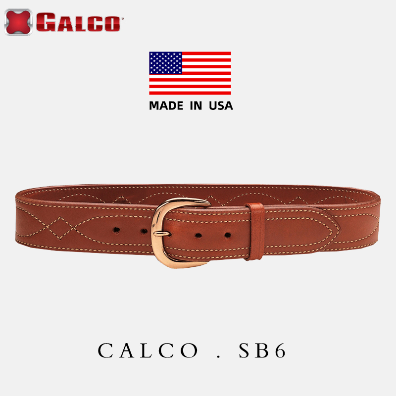 美国Galco SB6军迷战术作训腰带男手工制作头层皮带SEAL海豹御用