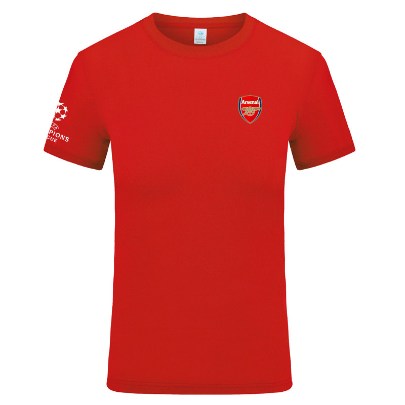 2024夏短袖T恤衫枪手阿森纳圆领欧冠男女球迷运动纪念版半袖文化