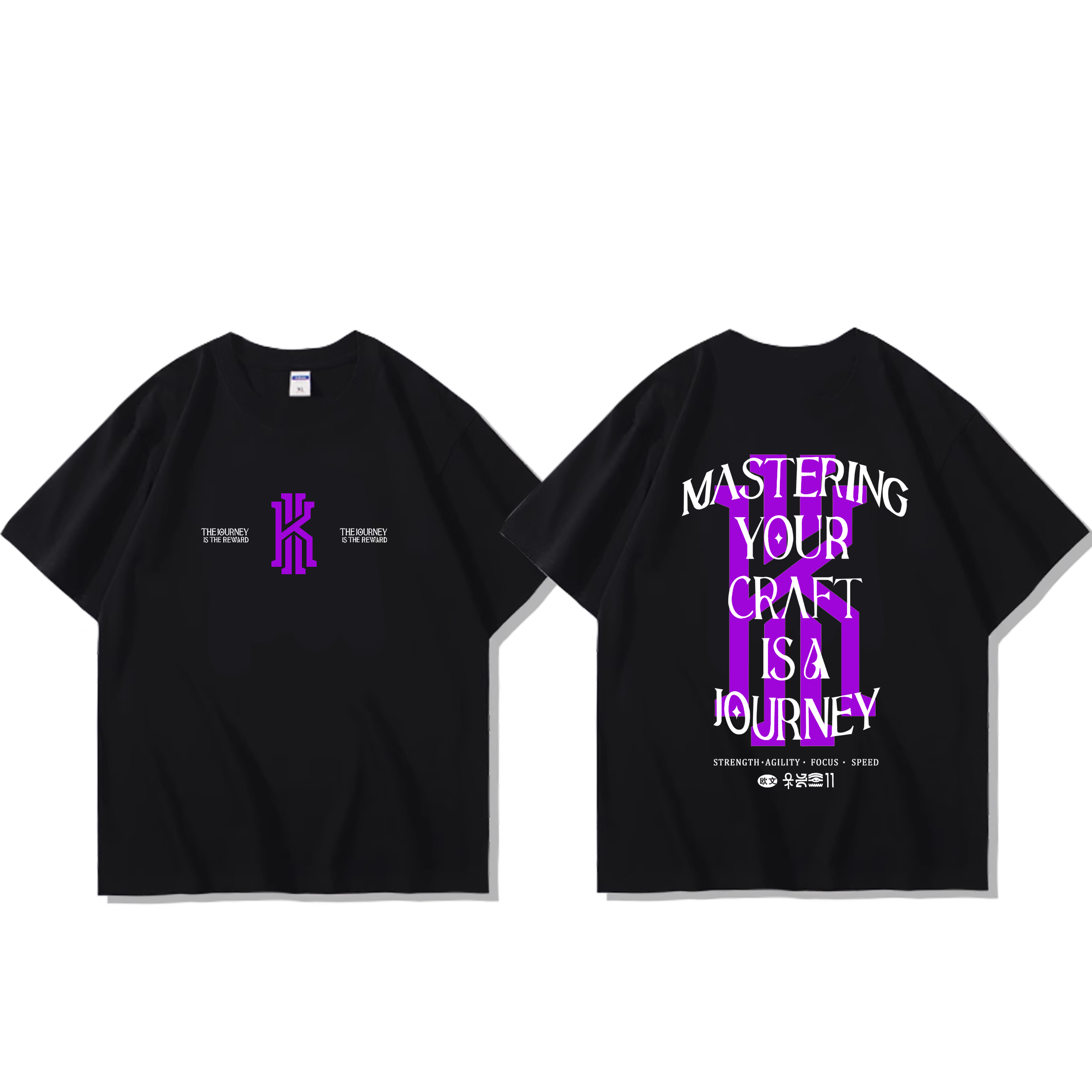 欧文联名夏季半袖短袖T恤篮球衣服宽松同款训练投篮服纯棉短袖