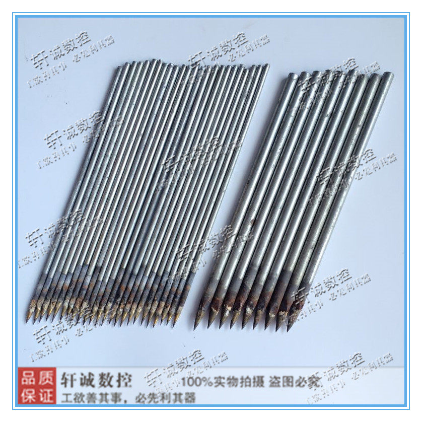 尖式硬质镶合金划针 瓷砖刀 钢板划线 记号针机床钳工画线6mm 3mm图片