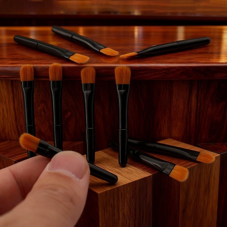 5支装 多功能短杆眼部刷 眼影眉刷 彩妆配件 新手眼部化妆工具