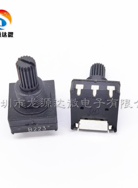 碳膜 PC1601-V-B223-M10-P18 B22K 全新原装 黑色 立式5脚电位器