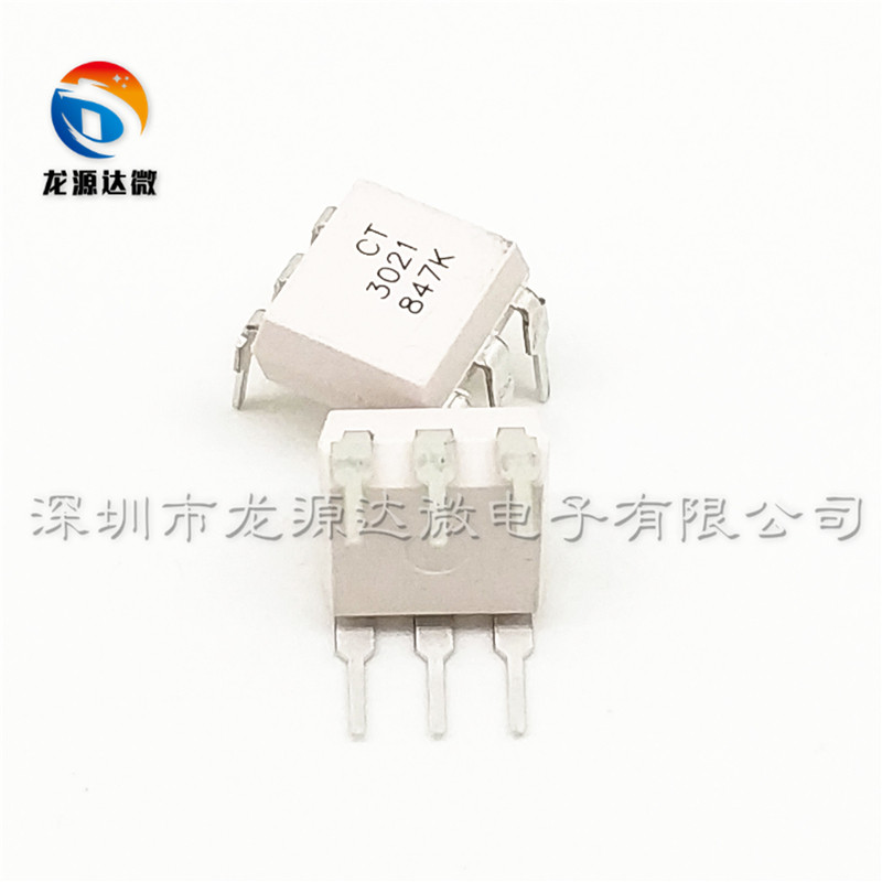全新CT3021 原装 直插DIP-6 光电可控硅 光电耦合器 MOC3021