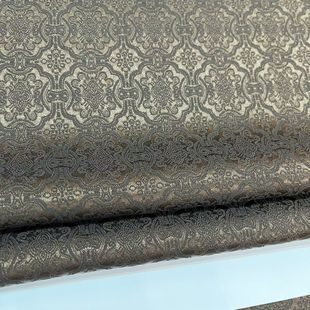 定胜纹 35姆丝毛提花140门幅40桑蚕丝60精炼羊毛混纺褂子旗袍面料