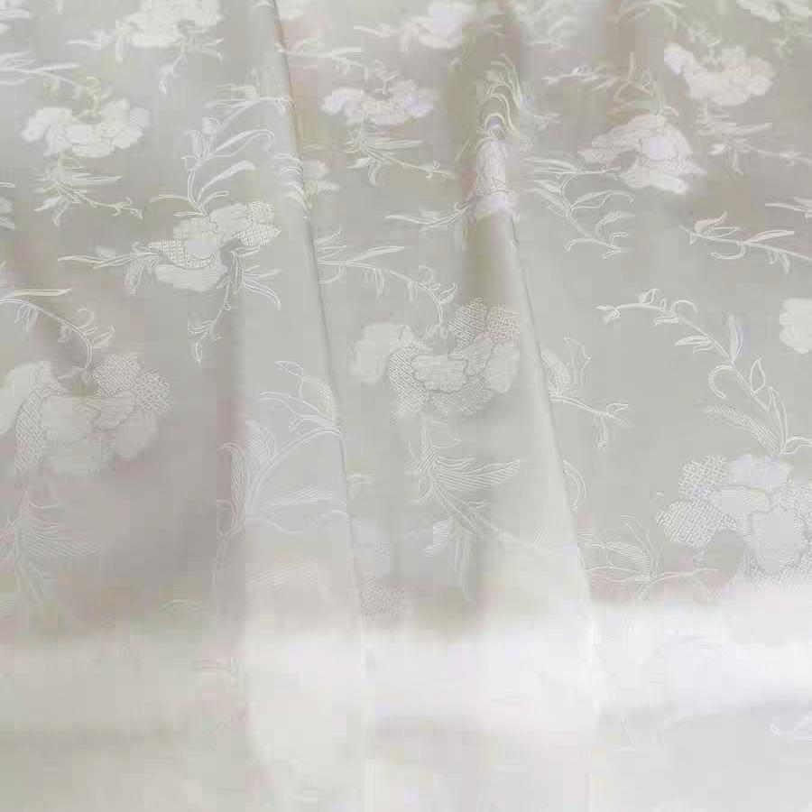 乳白22姆米弹力抗皱真丝