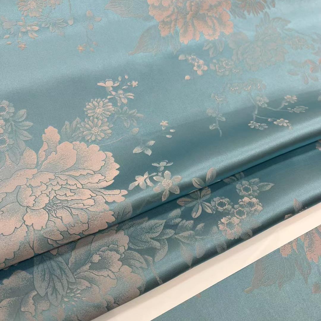 大牡丹/27姆真丝提花重缎140幅