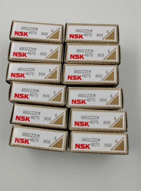 6802ZZCM日本NSK微型小，电机水泵高转速水封开式轴承