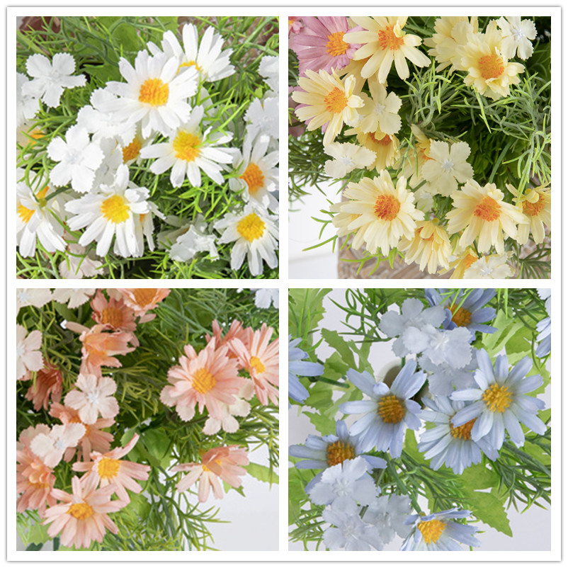 Bellis perennis artificial flower daisy silk flower Bouquet
