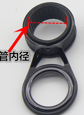 精品WM远投导线过线环不锈钢陶瓷海杆黑色磨砂导眼鱼杆DIY配件