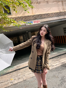 green大姐姐【心机小吊带】修身黑白咖色针织上衣背心内搭秋冬女