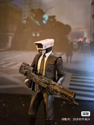 马桶人战士/监控人战士 超可动1/12限定版监控人可动人偶模型