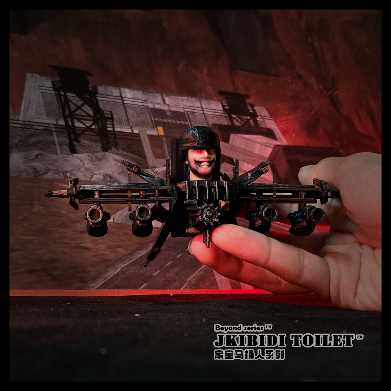 马桶人战士/监控人战士 湮灭战士指挥官级手办