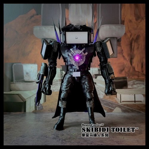 马桶人战士/监控人战士 泰坦电视可发光关节可动，可替换表情