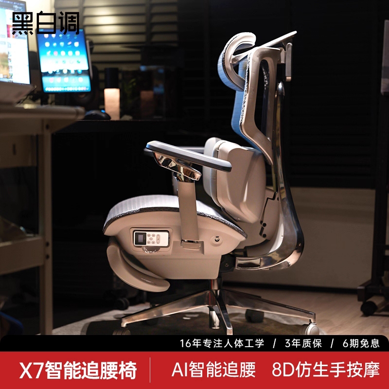 【罗永浩推荐】黑白调X7追腰椅