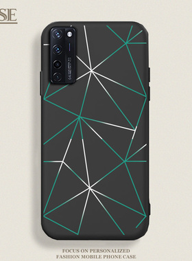 适用于中兴AXON20手机壳ZTE A2121简约渐变线条防摔软胶全包边保护套