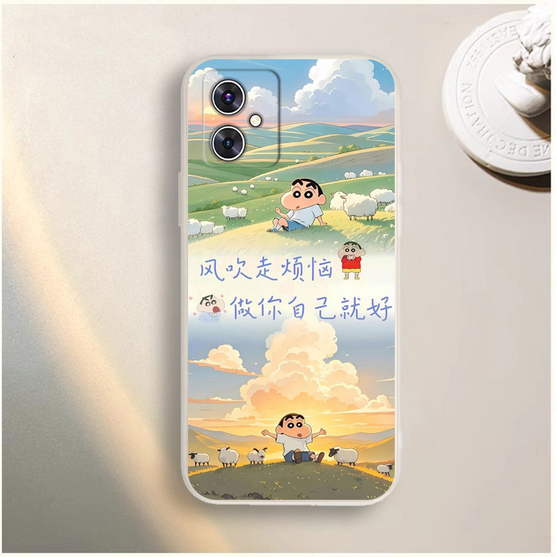 适用360奇少年 M50手机壳奇少年T20pro网红可爱小新卡通ins风男女新款防摔全包磨砂软胶保护套