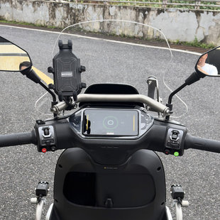 适用九号m385cmax/m395cmax闪骑风挡车头后视镜拓展架手把横杆件