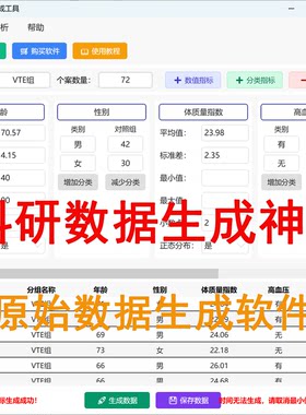 科研神器T检验/卡方/ANOVA方差