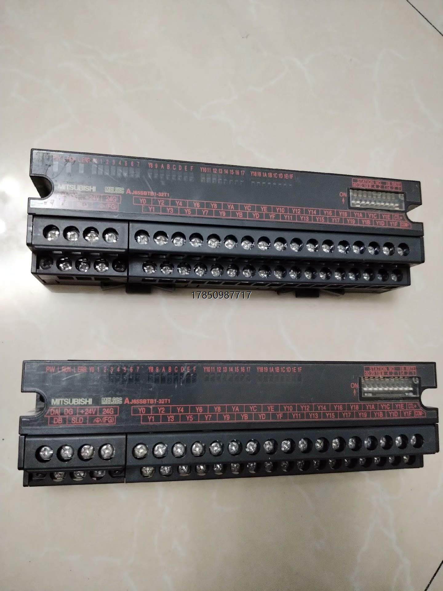 议价询价三菱远程模块AJ65SBTB1-32T1原装拆机，闲置2个议价询价