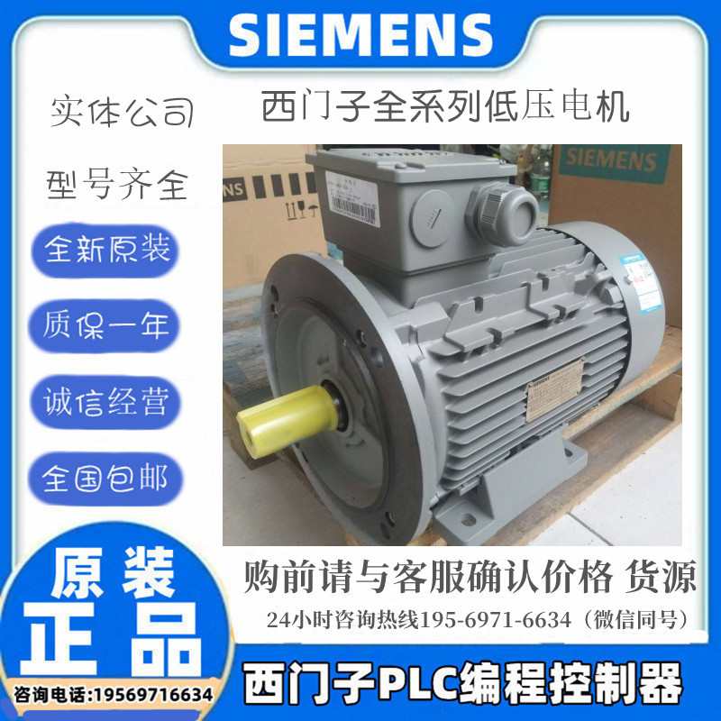 西门子低压电机1LE0003/01-1DC43-1BA23/1DC43/1DA33/3FA4/0AA4-Z