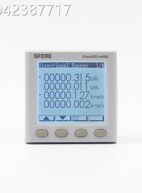 议价斯尔厂家总店sfer菲e200多功C能L液晶显D示电能质量分析仪议