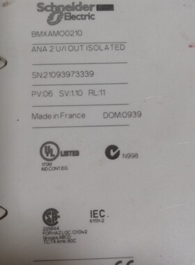 议价BMXAM00210，施耐德PLC，二手拆机议价商品议价