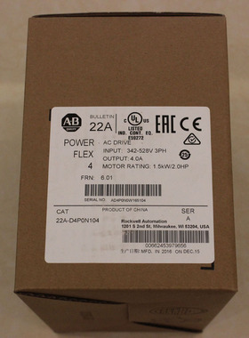 议价罗克韦尔PowerFlex700S 变频器20DC8P7A0EYNANASE AB全新议价