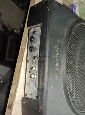 议价询价二手拆机汽车功放低音炮二只，很重打包260元实议价询价