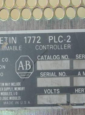 议价AB克韦 LCP 1罗772 PLC-尔2 1772-LP2 PLC2/20 二手 现货 议