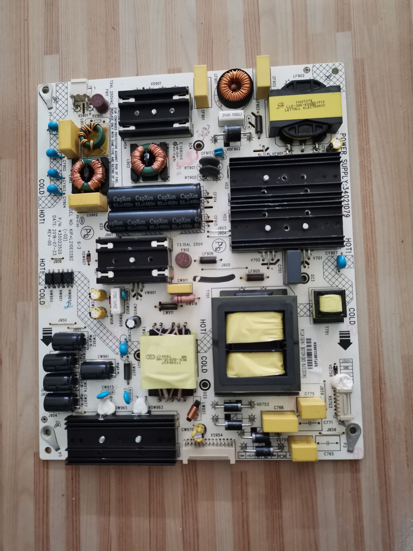 原装 康佳LED65M1/65SN2电源板34021079 35023520 KIP L210E02B2