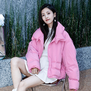 国际高端大气炸街高级感宽松设计鹅绒服女外套019