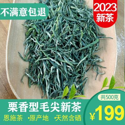 2023年新茶明前春茶栗香味硒茶